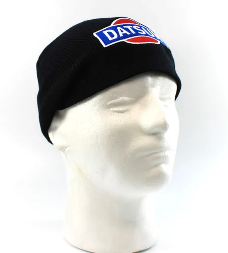 Vista 2 de Gorro Datsun - Gorro de calavera en color negro, Negro