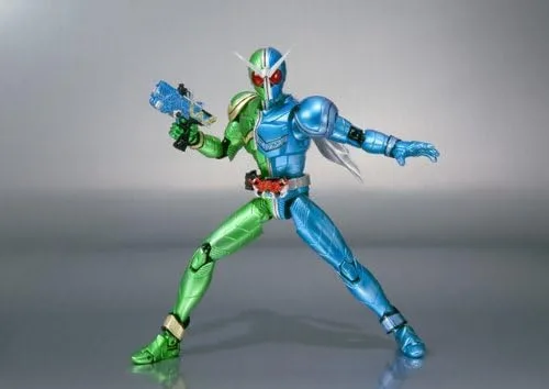 Vista 3 de BANDAI S.H. Figuarts - Kamen Rider W Cyclone Trigger & Cyclone Metal Figuras de acción