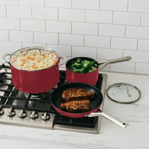 Vista 6 de Ninja Foodi NeverStick C19600 - Juego de utensilios de cocina de 11 piezas, garantizado para nunca pegar, C19600