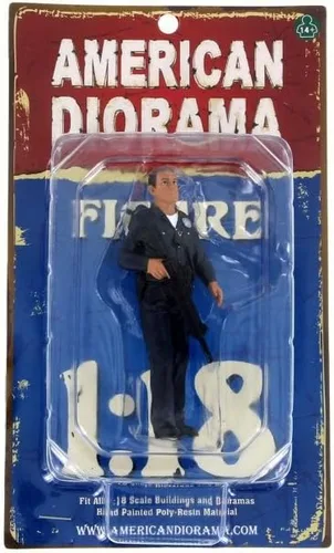 Vista 3 de American Diorama Figura de oficial de policía I, accesorio para pasatiempos a escala 24011-1/18
