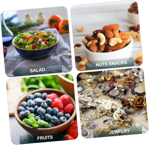 Vista 4 de 3pcs Fruit Tray Key Tray Norse Decor Vanity Trays Centerpiece Bowl Leaf Shaped Ring Dish Bracelets Plate Delicate Ring Dish Leaf Modeling Plate