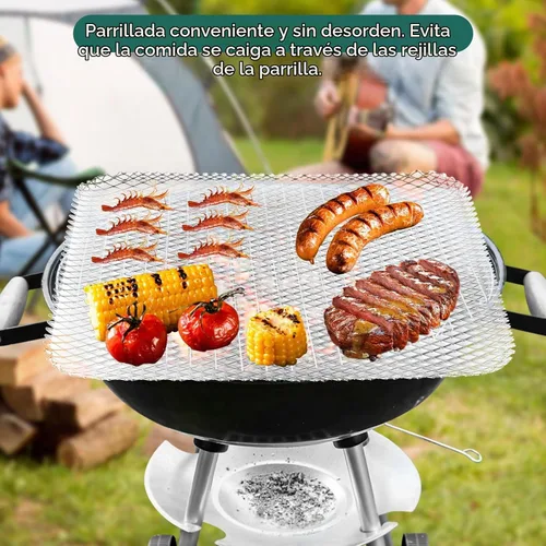 Vista 7 de Cubierta para Parrilla, Cubiertas de Parrilla BBQ Desechables, Paquete de 10 Cubiertas para Parrilla para Parrilla al Aire Libre, Forros de Parrilla