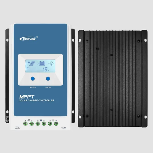 Vista 5 de EPEVER Controlador de carga MPPT 10a con pantalla LCD, entrada máxima de 100V, interruptor automático de 12V/24V
