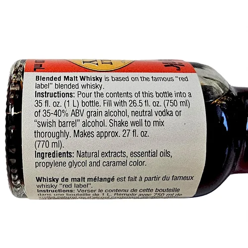 Vista 5 de Esencia de whisky de malta mezclada, 0.7 fl oz