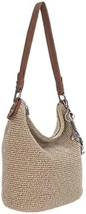 Vista 2 de The Sak Sequoia Hobo - Bolso de ganchillo a mano silueta suave y holgada diseño atemporal y elevado