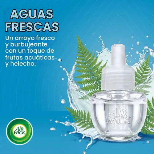 Vista 3 de Air Wick - Recambios para enchufar, agua fresca, infundida con aceites esenciales, 2