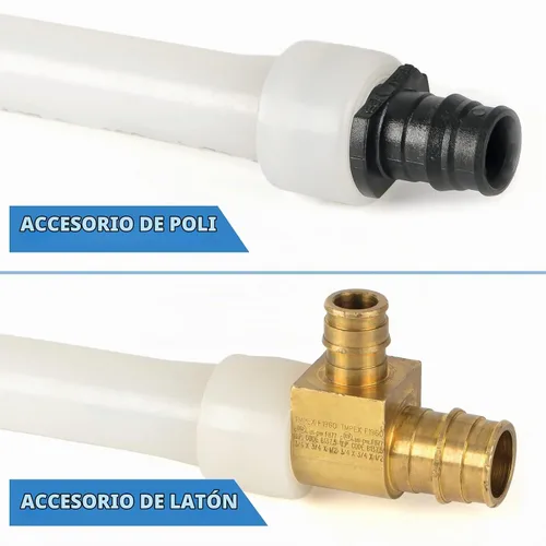 Vista 4 de iCrimp PEX - Herramienta expansora con cabezales de expansión de 1/2", 3/4", 1" para manguitos de expansión Uponor ProPex, cumple con la norma ASTM