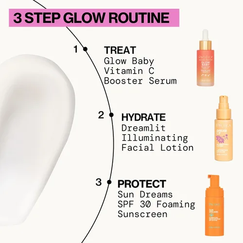 Vista 13 de Pacifica Dreamlit Loción Facial Iluminadora – Hidratante Brillante con Vitamina C y Niacinamida para un Rostro Radiante - Acabado Natural y Luminoso