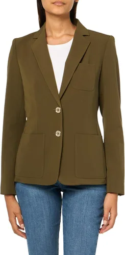 Vista 7 de Tommy Hilfiger Chaqueta de negocios para mujer Blazer de un solo botón Negro