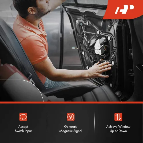 Vista 3 de A-Premium Motor de elevación de la ventana eléctrica del lado del pasajero trasero derecho compatible con BMW 323i 325i 328i 330i 335i 325xi 328xi