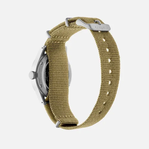 Vista 3 de SEIKO 5 Sport SRPJ83 Reloj automático de nailon con esfera beige, Beige, Reloj automático