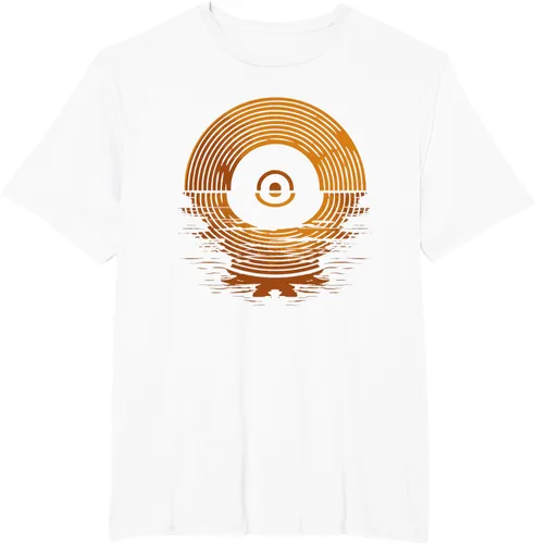 Vista 12 de Vinyl LP Records - Camiseta de vinilo Sunset Negro