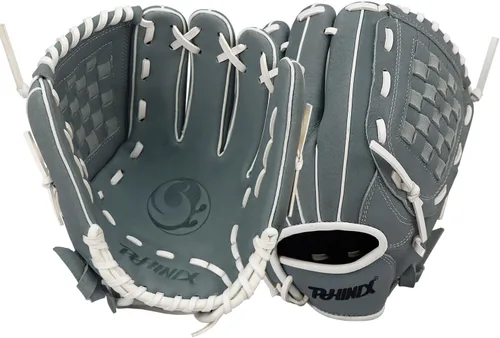 Vista 9 de PHINIX Guantes de béisbol juveniles de piel de cerdo múltiples estilos de 11 a 12 pulgadas