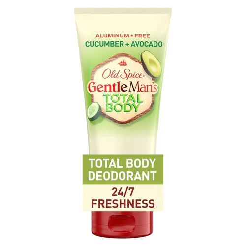 Vista 11 de Old Spice Crema desodorante para todo el cuerpo para hombres, sin aluminio, cereza negra + aroma a borbón, protección contra olores 24/7, frescura