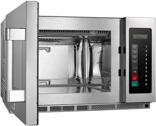 Vista 4 de MIDEA Equipment 1834G1A - Microondas comercial, 1800 vatios, acero inoxidable