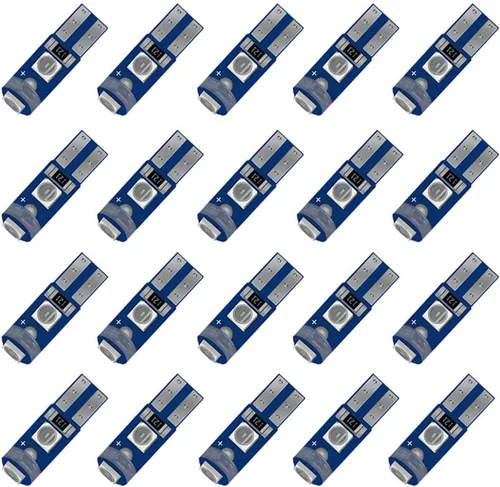 Vista 13 de 10 unidades de bombillas LED T5 17 18 27 37 58 70 73 74 79 85 86 2721 con chips 3030 para mapa, tablero, panel de instrumentos, cúpula, luces