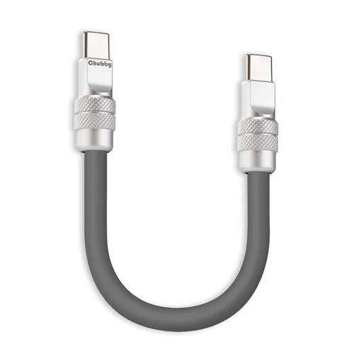 Vista 13 de chubbycable Cable corto USB C a C de 240 W, color naranja, 20 pulgadas Para iPhone 18/17/16/15 Series, MacBook Pro/Air, Galaxy S26/S25/S24, cable