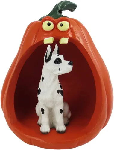 Vista 128 de Conversation Concepts Figura de Corgi galés de Halloween y calabaza Welsh Corgi Pembroke