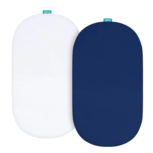 Vista 8 de Sábanas de moisés aptas para colchón rectangular, de reloj de arena u ovalado, juego de sábanas ajustables universales para varios protectores