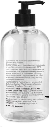 Vista 7 de Lulu Aceite de masaje de flor de naranja con jojoba y aceites esenciales, 16 onzas y lubricante personal. Lulu Lube Natural a base de agua, 16 onzas