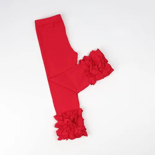 Vista 72 de HOOLCHEAN Leggings de algodón con volantes para bebés y niñas pequeñas