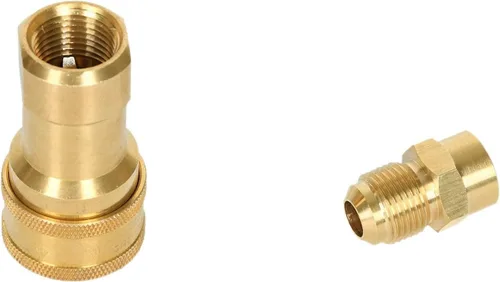 Vista 3 de GasSaf Manguera de Gas Natural de 10 Pies con DI de 1/2", con Accesorio de Conexión Rápida, Kit de Conversión para Parrilla de Gas, Generador
