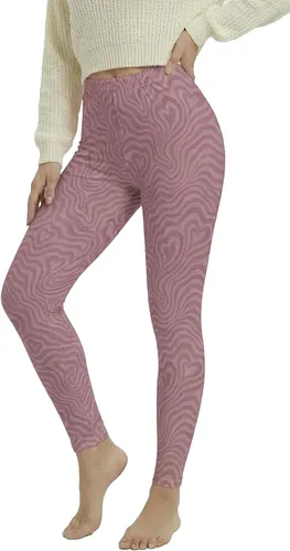Vista 55 de sissycos - Leggings para mujer de los años 80 con estampado neón salpicado artístico, suaves como la seda y elásticas Splash abstracto