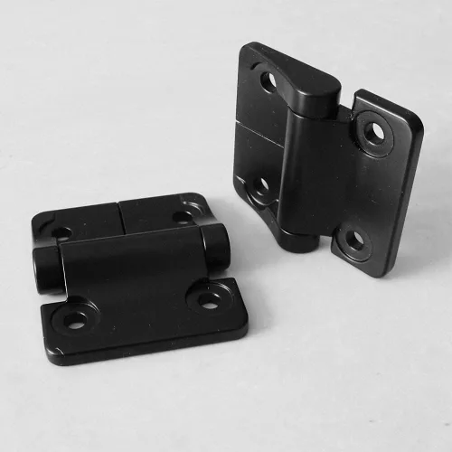 Vista 6 de Bisagra de control de posición de par constante de aleación de zinc con agujeros Serie para E6-10-416-50 E6 2 "Altura de la hoja Par simétrico 1PC
