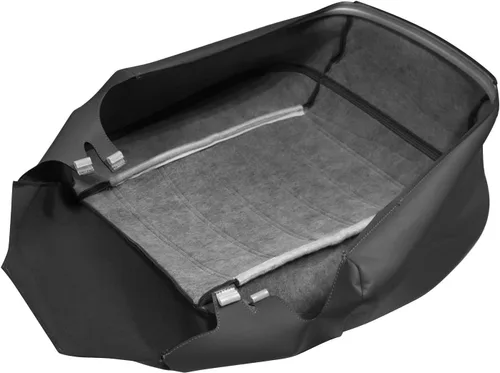 Vista 7 de SecosAutoparts Funda de asiento de cuero para conductor y pasajero, color negro, compatible con Hummer H2 2003 2004 2005 2006 2007