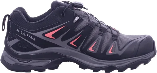 Vista 5 de Salomon Zapatos de senderismo X Ultra 3 para mujer Grey Red Magnet Grey Mineral Red