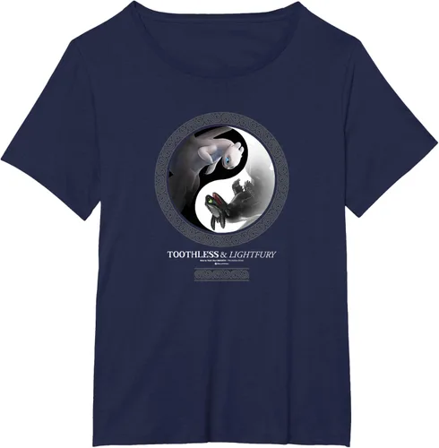 Vista 13 de Cómo entrenar a tu dragón 3 Yin Yang Dragon Camiseta