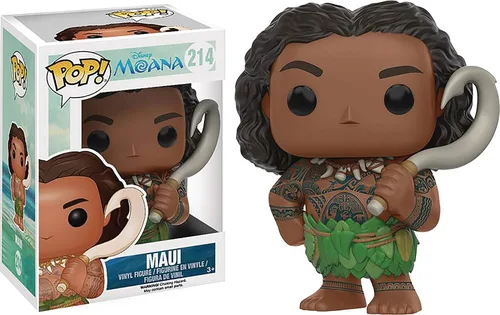 Vista 2 de Funko Disney: Moana - Maui Pop! Figura de vinilo (con funda protectora de caja compatible), multicolor, 3.75 pulgadas
