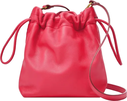 Vista 2 de Fossil Gigi - Bolso bandolera pequeño de cuero con cordón para mujer