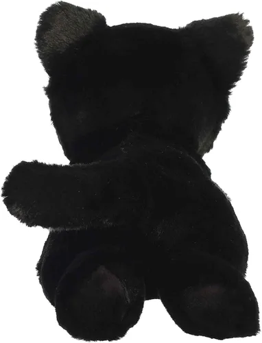 Vista 4 de Aurora® Adorable Mini Flopsie™ Twilight Cat™ Animal de peluche - Mini compañeros listos para aventuras juguetonas - para niños de todas las edades