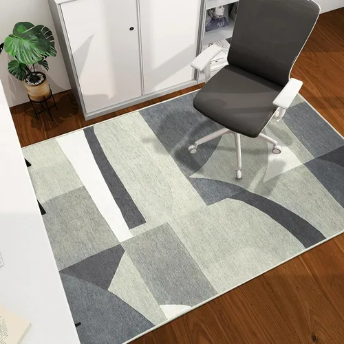 Vista 55 de Tapete para silla de oficina para suelo de madera dura, 48"x36" tapete protector de escritorio de computadora de fácil deslizamiento para silla Hoja