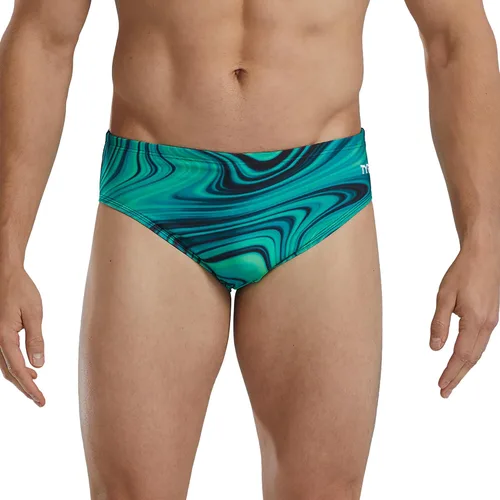 Vista 14 de TYR Men's Durafast Elite Racer Brief Swimsuit Negro