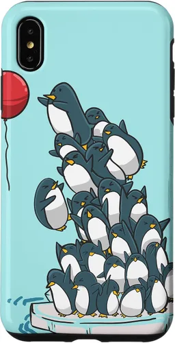 Vista 11 de Penguins Balloon Funny Sea Bird Water Animal Girls Gift Case for iPhone 17