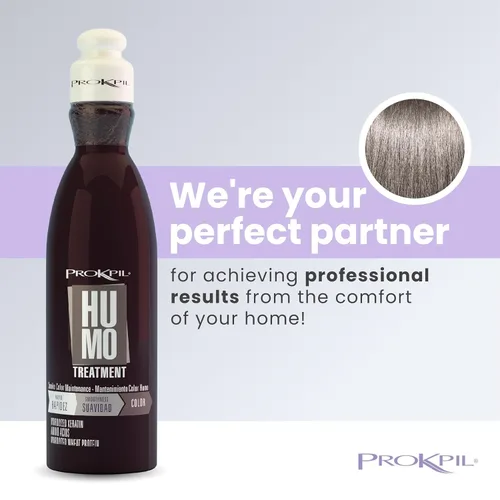 Vista 3 de Prokpil Tratamiento Humo Mantenimiento Nuance Mascarilla Gris Oscuro para Cabello Rubio Matizante Humo Tratamiento y Mantenimiento Natural