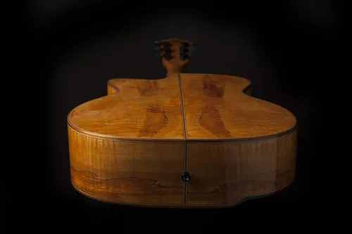 Vista 4 de Washburn Guitarra acústica-eléctrica de 6 cuerdas, natural (WCG66SCE-O)