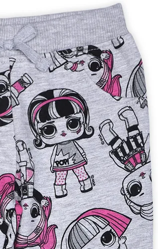 Vista 5 de L.O.L. Surprise! Dolls 2 Pack Jogger Sweatpants for Little Girls Aqua or Pink