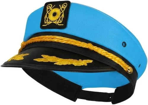 Vista 12 de dodowin Sombrero de capitán marinero para hombres y mujeres adultos