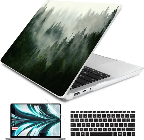 Vista 21 de Batianda Funda personalizable para portátil Microsoft Surface 5 4/3 de 13,5 pulgadas con reposamanos Alcantara modelo 1950/1867, carcasa rígida