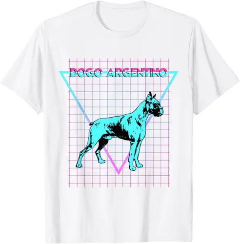 Vista 3 de Dogo Argentino - Camiseta con diseño de perro argentino, Negro