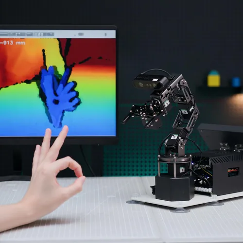 Vista 9 de Yahboom 6DOF Robotic Arm for RaspberryPi 5 ROS2 AI Vision Ver Without Pi5