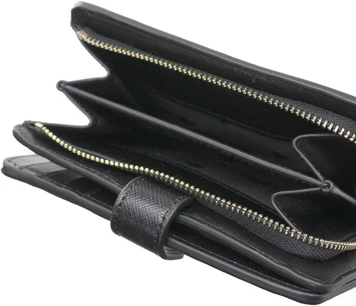 Vista 4 de Kate Spade New York Staci - Cartera plegable compacta mediana Negro - Cartera plegable