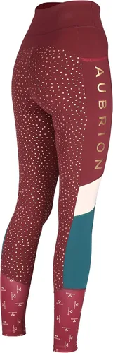Vista 3 de Aubrion Shires Equestrian Eastcote Mallas de equitación - Mujer, Verde oscuro