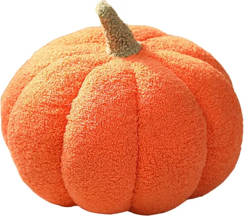 Vista 11 de Almohada decorativa de calabaza, cojín de suelo, cojín de sofá, almohada de lectura para automóvil (azul, 7.8 pulgadas)