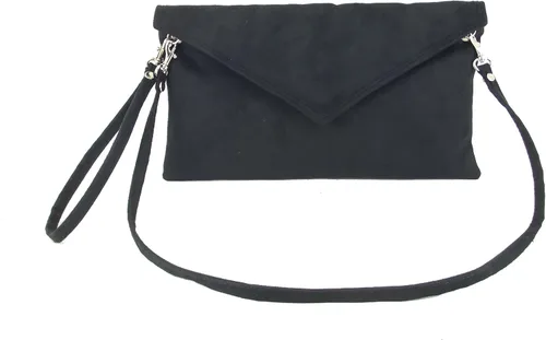 Vista 3 de LONI Bolso de mano de gamuza sintética para mujer