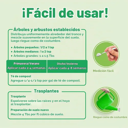 Vista 4 de Hongos micorrícicos para árboles, suplemento microbiano para expansión de raíces, 6 onzas