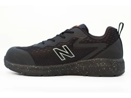 Vista 4 de New Balance Logic - Zapatos de trabajo industriales para hombre, color negro, talla 14, cómodos y ligeros, resistentes a riesgos eléctricos